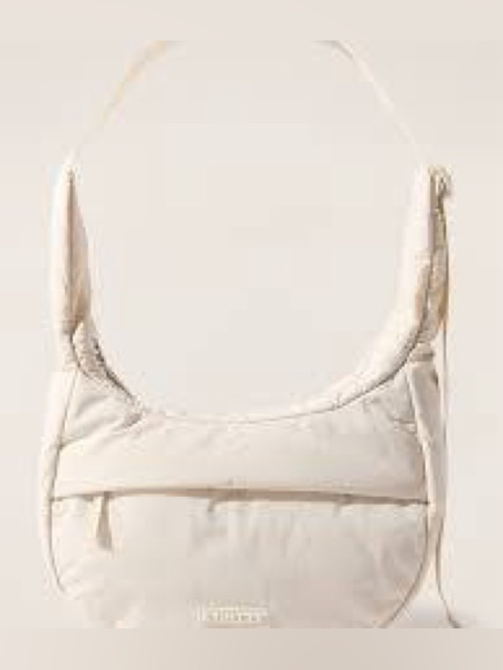 Athleta All About Small Crossbody Hobo Bag in Bone - Like new
